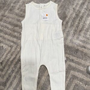 Bonpoint Cream Sleeveless One Piece